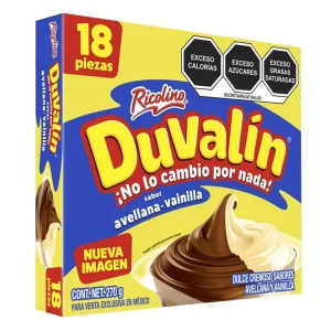 Dulce Duvalín Avellana Vainilla 18 Pzas